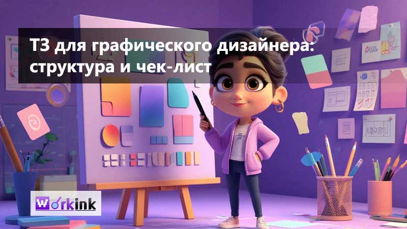 ТЗ для графического дизайнера: как составить бриф, чтобы макеты приняли с первой правки