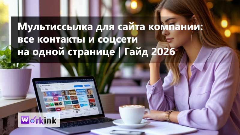 Мультиссылка для сайта компании: все контакты и соцсети на одной странице | Гайд 2026