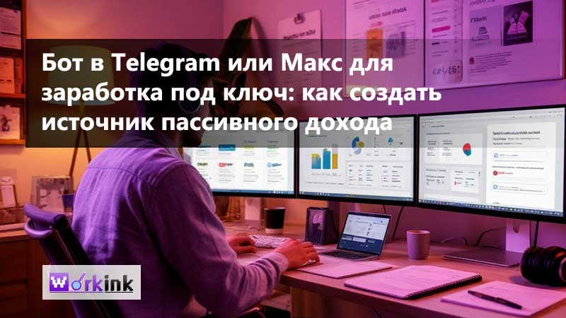 Бот в Telegram или Макс для заработка под ключ: как создать источник пассивного дохода без офиса и команды | Гайд 2026
