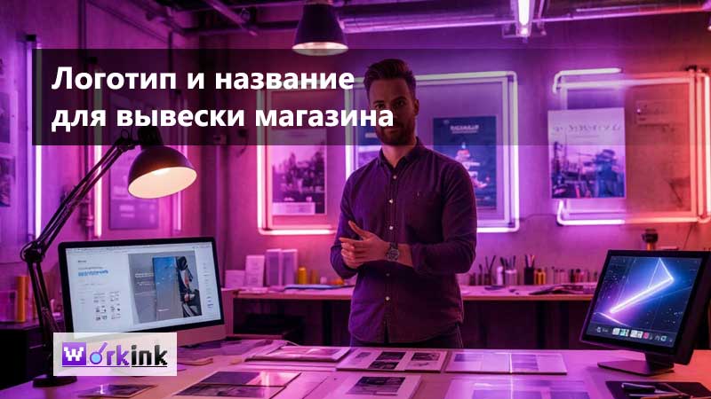 Логотип и название для вывески магазина: как создать нейминг и знак, которые приведут клиентов с улицы | Гайд 2026