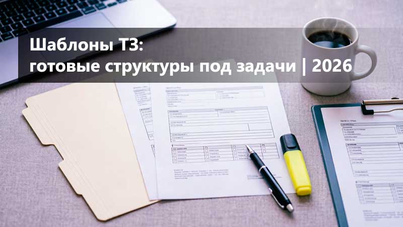 Шаблоны ТЗ: подборка готовых структур под разные задачи