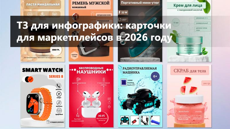 ТЗ для инфографики: карточки для маркетплейсов в 2026 году