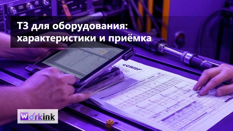 ТЗ для оборудования: характеристики, совместимость и приёмка с пусконаладкой