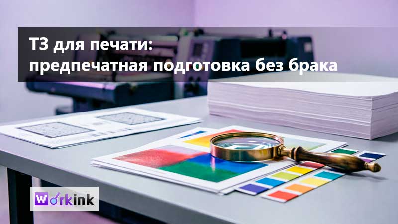 ТЗ для печати: предпечатная подготовка макета без брака и переделок