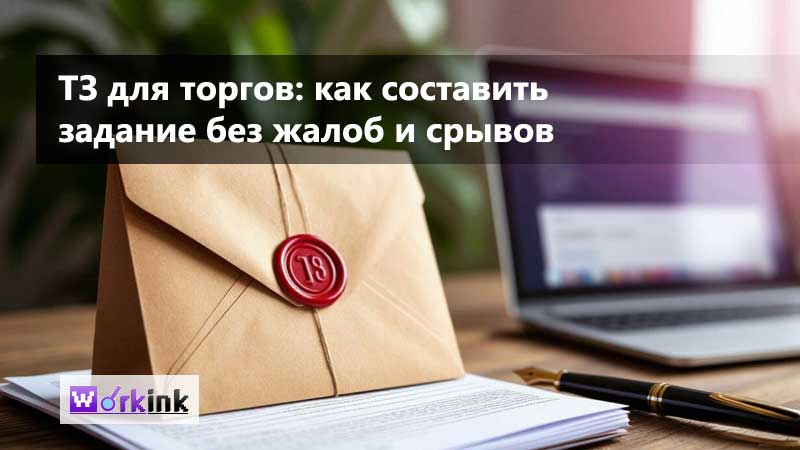 ТЗ для торгов: как составить задание, чтобы конкурс прошёл без жалоб и срывов