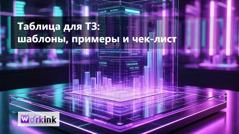 Таблица для ТЗ: шаблоны, примеры и правила, которые экономят часы правок